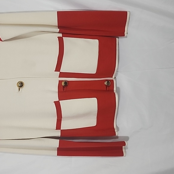 Milly Of New York Cotton Silk Blend Button Down Colorblock Cardigan Size S - Picture 3 of 9